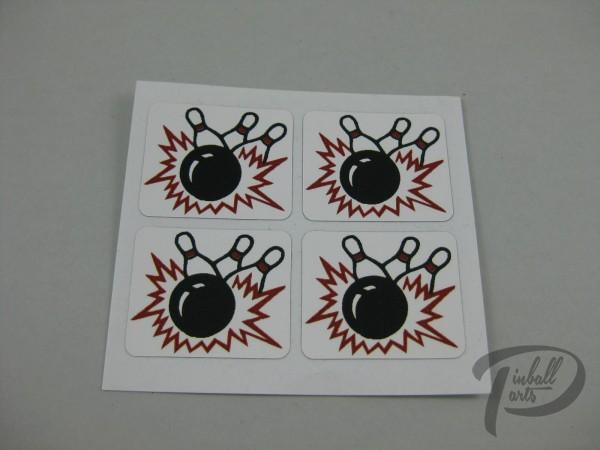 Spinner Decal 4er Set Strikes and Spares
