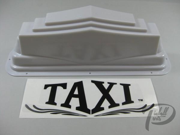 Taxi Topper mit Aufklebern